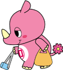 いんザイ君ゴミ袋イラスト